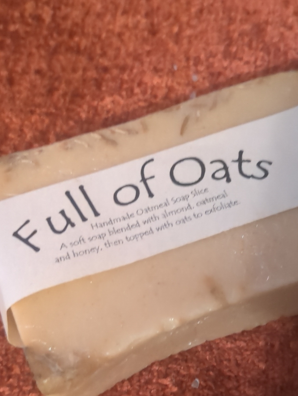 LooVa Exfoliating Oatmeal Soap Slice